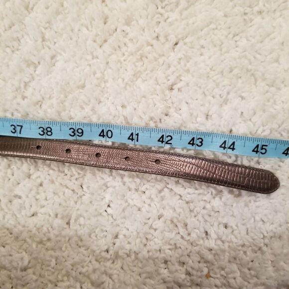 Ralph Lauren Metallic Leather Belt XL - Picture 7 of 8